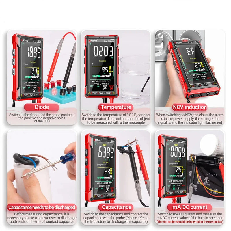 Digital Smart Multimeter with Laser Lamp