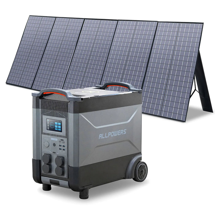 ALLPOWERS Generador Solar R4000 con Panel Solar 400W, 4 X 4000W 