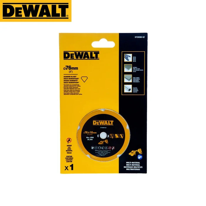 DEWALT 76 mm Multi-Material-Sägeblatt, Diamant-Fliesenklinge, Stahlschneiden für 