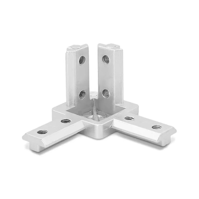 Conector de soporte de esquina de extremo de 3 vías para estándar europeo 