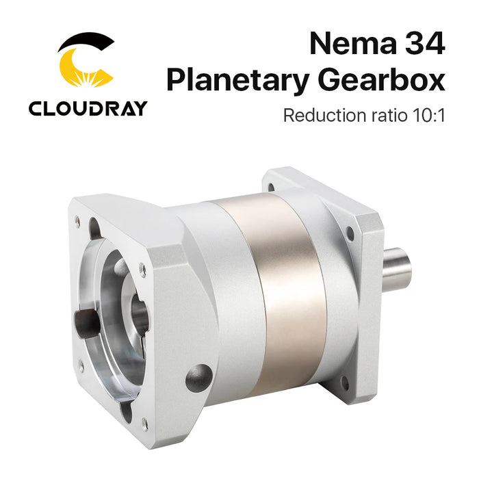 Cloudray Nema 34 Planetary Gearbox - Speed Reducer with 10:1 Ratio