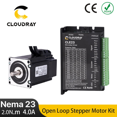 Cloudray Nema 23 Stepper Motor with Encoder – 2.0N.m, Closed Loop Stepper