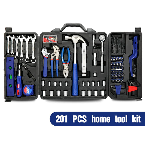 WORKPRO 201PC Tool Set Home Instruments Hand Tools Socket Set Ratchet