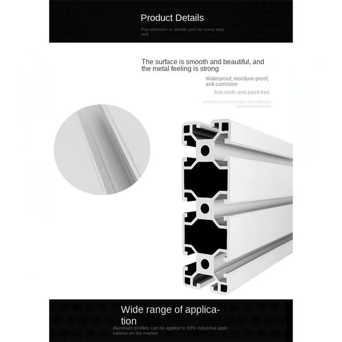 40x120 T-Slot Aluminum Profile – Heavy-Duty Structural Component