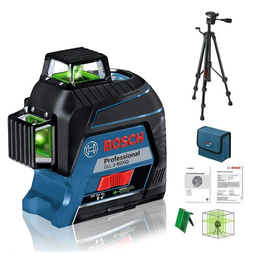 BOSCH 12 Lines Laser Level 360 Self Leveling Laser Level Green