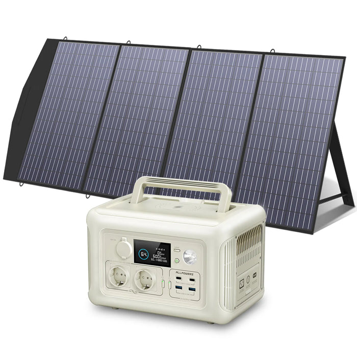 ALLPOWERS Solar Panel kit 100W 140W 200W Portable Solar Charger with