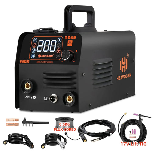 HVM200 MIG/TIG/MMA 3-in-1 Semi-Automatic Welding Machine