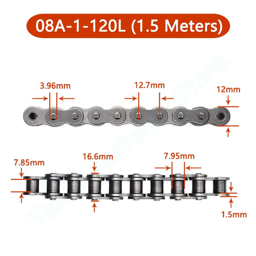 08A 08B Roller Chain / Sleeve Chain (Single Row) Chain Link for Industrial Transmission