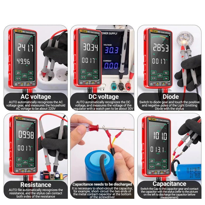 High-End Touch Smart Multimeter