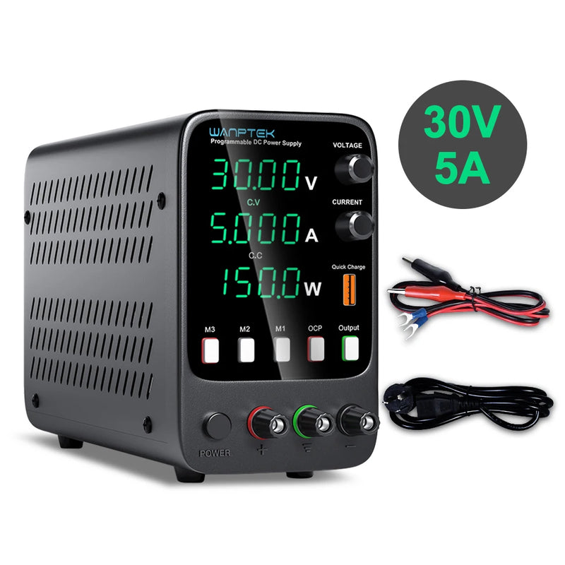 Adjustable DC Bench Power Supply 30V–160V Encoder & Memory Control Lab Voltage Regulator (APS / WPS / NPS Series)