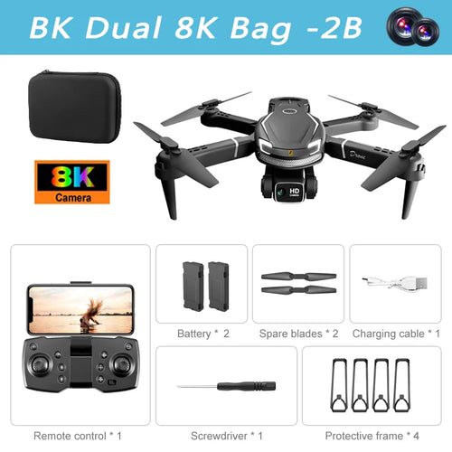 V88 Drone 8K Professional HD Aerial Dual-Camera Omnidirectional