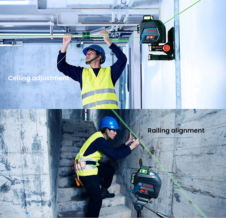 Bosch GLL 3-60 XG 3D Green Laser Level 12 Lines 3 × 360°