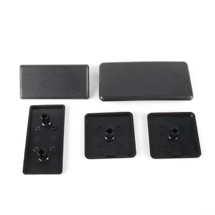 End Cap Plug Face Cover Plate for Aluminum Profile – 10PCS Set