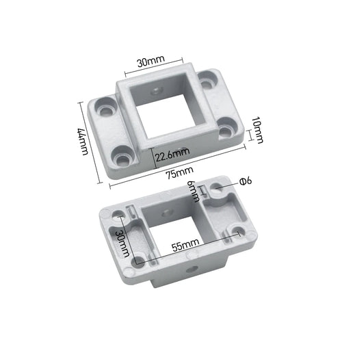 30x30 / 40x40 Aluminum Profile Fixed Base Connection Block Support – 1PCS