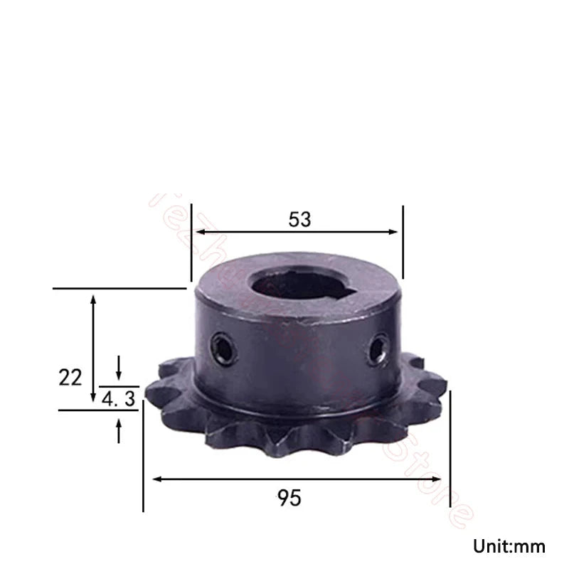 1 pieza 30 dientes 06C 35B rueda dentada de accionamiento Industrial 30T 45 # acero 