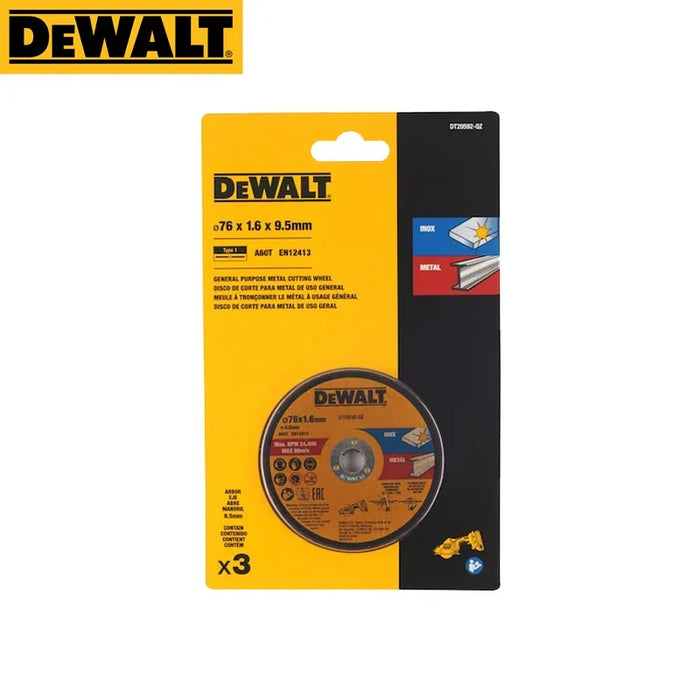 DEWALT 76MM Multi Material Blade Diamond Tile Blade Steel Cutting For