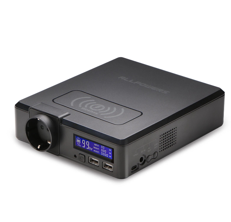 S200 Portable Power Station 200W 154Wh – Compact Solar Generator with PD 60W & Wireless Charging