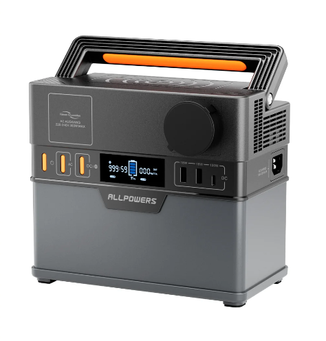 S300 Plus Portable Power Station 300W 288Wh – Pure Sine Wave Solar Generator with 100W USB-C & Bluetooth