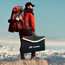 100W Foldable Solar Panel 18V – Portable MC4 Solar Charger for Power Station RV Camping (22% Efficiency)